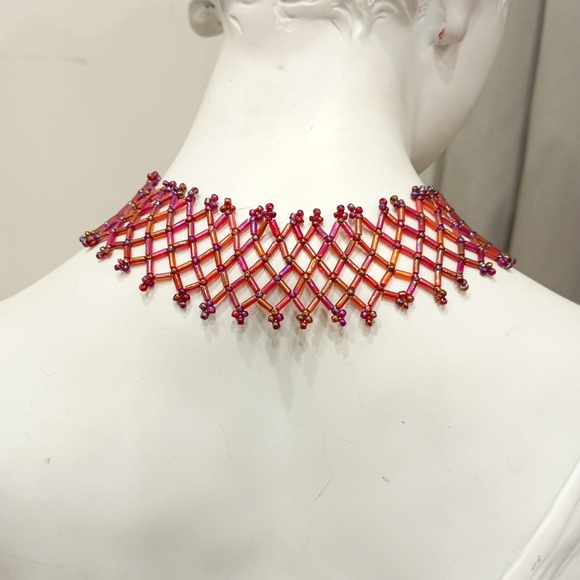 ✨100rs✨Beaded Boho Choker Necklace - Picture 15 of 16